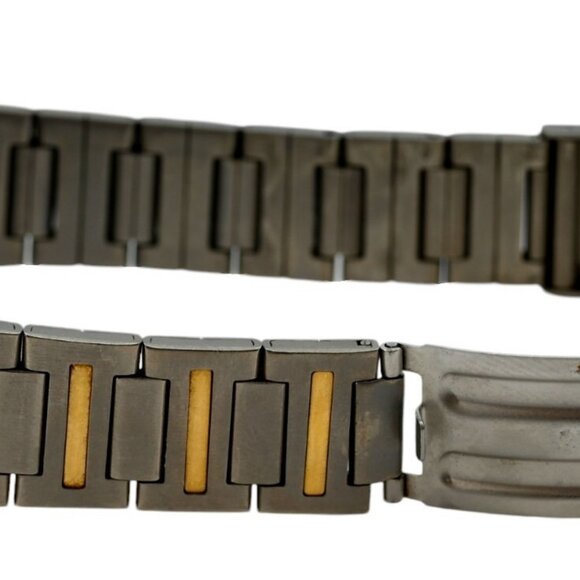 Vintage 1980's Tag Heuer 34.5mm Men's 100M Titanium/ Gold Watch! Ref: 820.213/1! - Picture 8 of 9